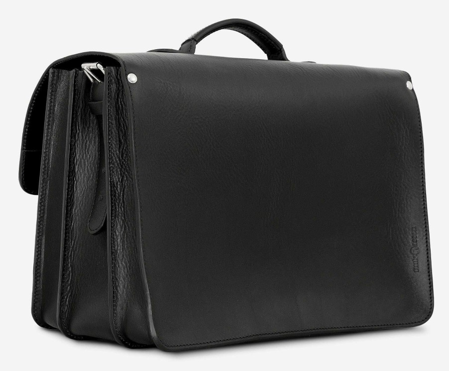 Man RUITERTASSEN Zwarte Erfenis | Designer Laptop Iii-Tas